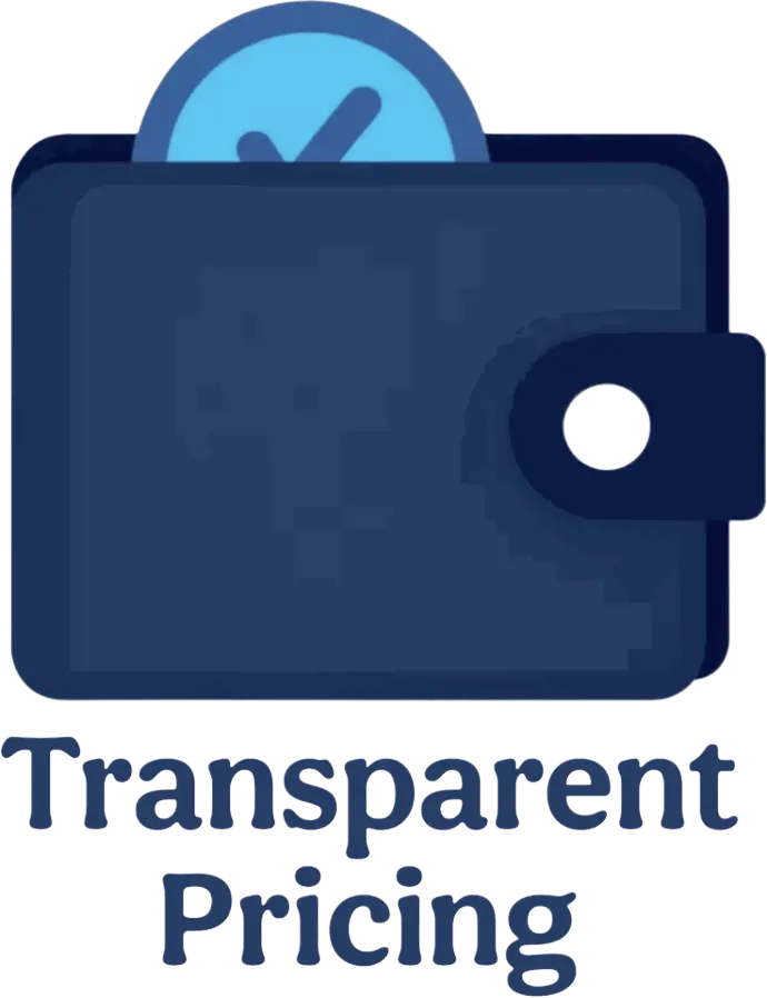 Transparent pricing 